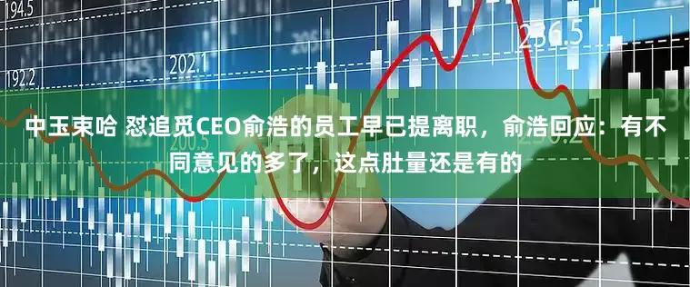 中玉束哈 怼追觅CEO俞浩的员工早已提离职，俞浩回应：有不同意见的多了，这点肚量还是有的