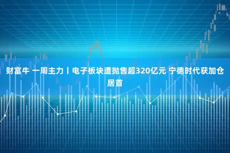 财富牛 一周主力丨电子板块遭抛售超320亿元 宁德时代获加仓居首